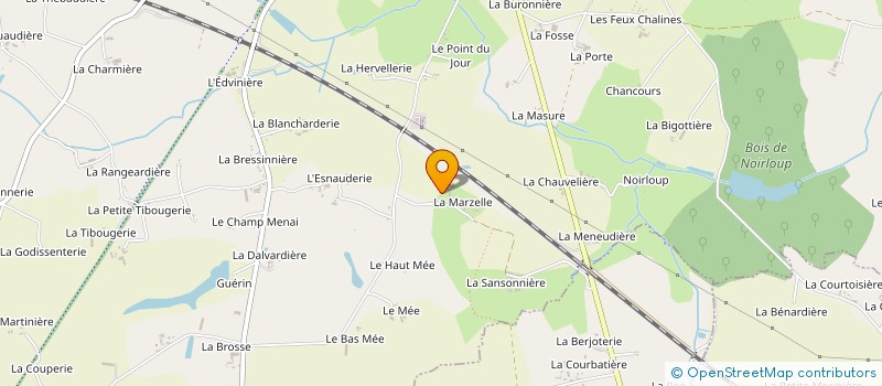 localisation de l'entreprise GFA LA MARZELLE  BRIELLES