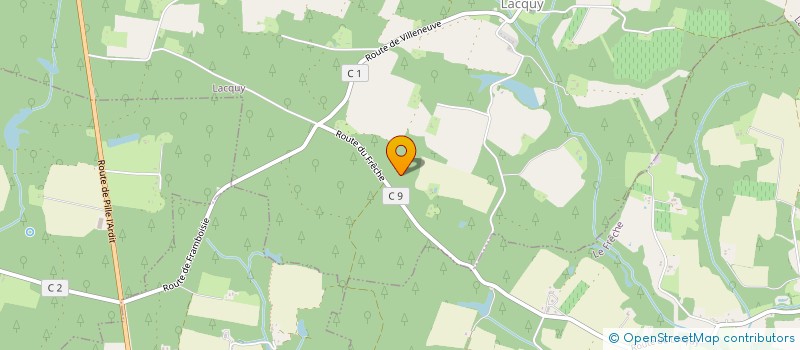 localisation de l'entreprise GFA LA MATINALE  BOURRIOT-BERGONCE