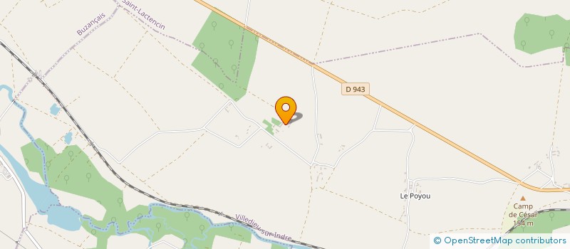 localisation de l'entreprise GFA LA MENIGAUDERIE  VILLEDIEU-SUR-INDRE