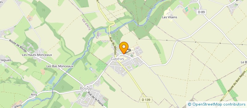 localisation de l'entreprise GFA LA MESANGERIE  MONTILLIERES-SUR-ORNE