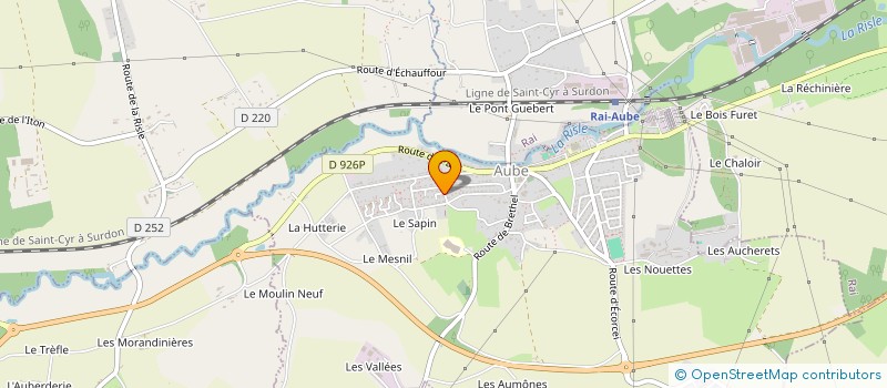 localisation de l'entreprise GFA LA MESLERIE à LE MENIL-BERARD