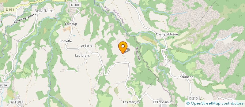 localisation de l'entreprise GFA LA MOLENA  CLAMENSANE