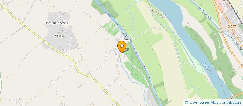 localisation de l'entreprise GFA LA MOTHE à BEAULIEU-SUR-LOIRE