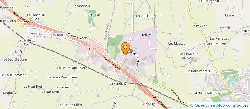 localisation de l'entreprise GFA LA MOTTE DE CONNAY  BOISTRUDAN