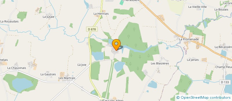 localisation de l'entreprise GFA LA MOTTE GLAIN à LA CHAPELLE-GLAIN