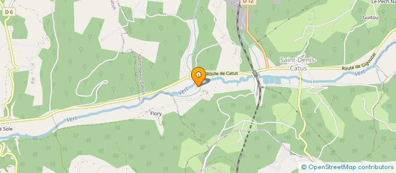 localisation de l'entreprise GFA LA MOULINE  SAINT-DENIS-CATUS