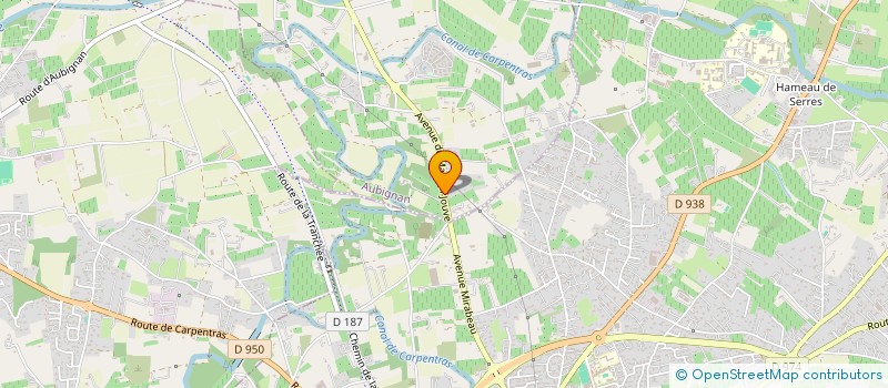 localisation de l'entreprise GFA LA PIERRE DU COQ  AUBIGNAN