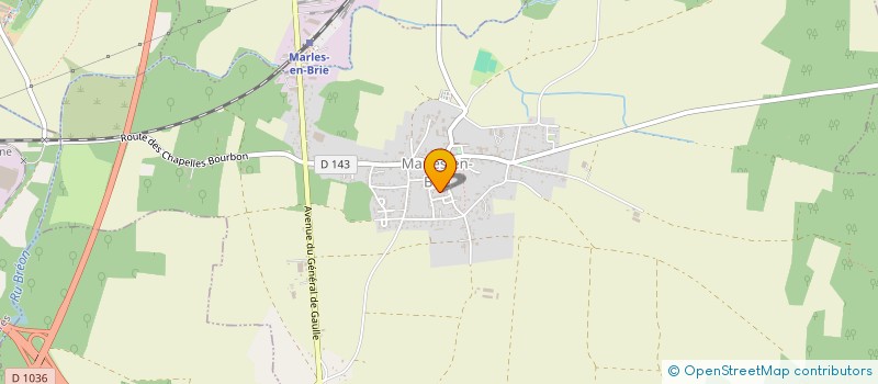 localisation de l'entreprise GFA LA PLUMASSERIE  FONTENAY-TRESIGNY