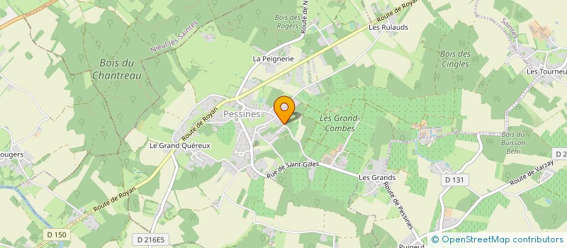 localisation de l'entreprise GFA LA POMMERAIE  PESSINES