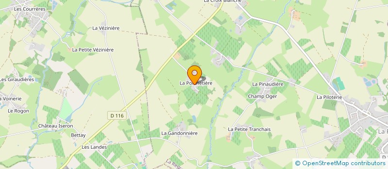 localisation de l'entreprise GFA LA PORCHETIERE  LA REGRIPPIERE