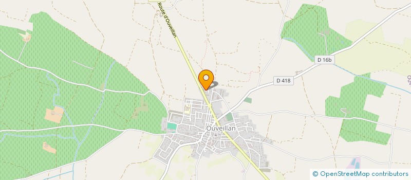 localisation de l'entreprise GFA LA PRAIRIE  CUXAC D'AUDE