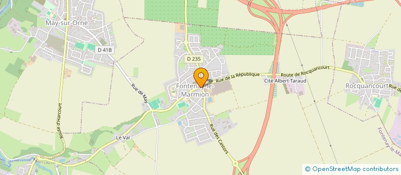 localisation de l'entreprise GFA LA PRAIRIE à FONTENAY-LE-MARMION