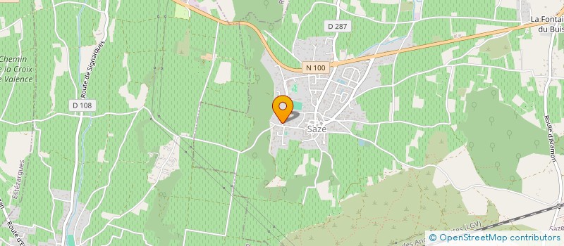 localisation de l'entreprise GFA LA QUINE  SAZE