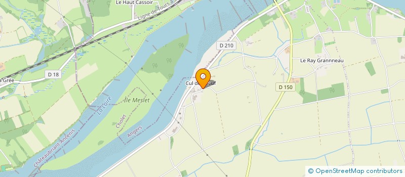 localisation de l'entreprise GFA LA RIVEAUDIERE  MAUGES-SUR-LOIRE