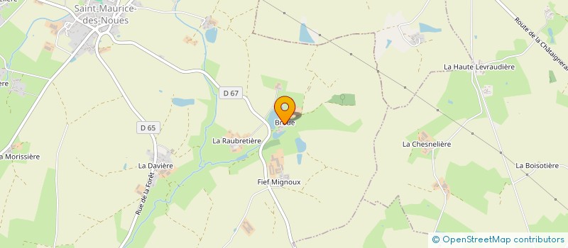 localisation de l'entreprise GFA LA RIVIERA  SAINT-MAURICE-DES-NOUES