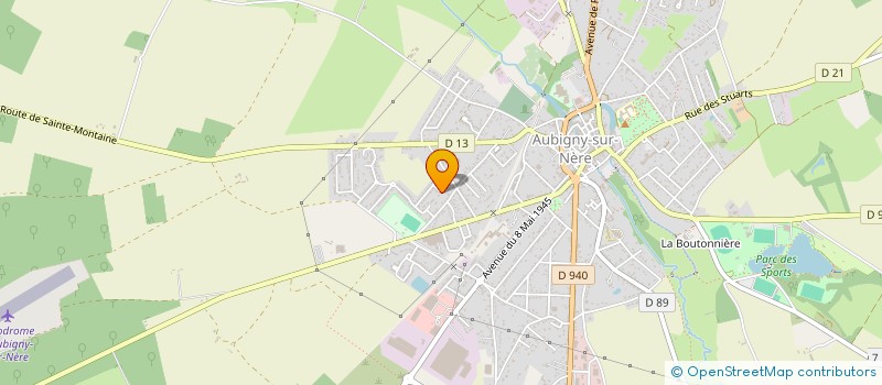 localisation de l'entreprise GFA LA ROCHE BRIDIER  AUBIGNY-SUR-NERE