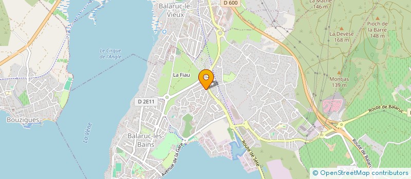 localisation de l'entreprise GFA LA ROMPUDE  BALARUC-LES-BAINS