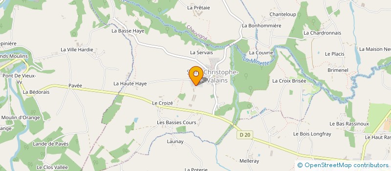 localisation de l'entreprise GFA LA RONDE  SAINT-CHRISTOPHE-DE-VALAINS