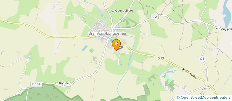 localisation de l'entreprise GFA LA ROSARDIERE  THORIGNE-D ANJOU