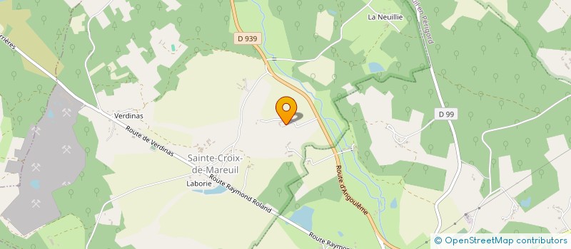 localisation de l'entreprise GFA LA ROUSSIE  SAINTE-CROIX-DE-MAREUIL