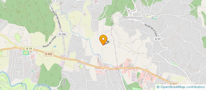 localisation de l'entreprise GFA LA ROUVIERE  CALLIAN