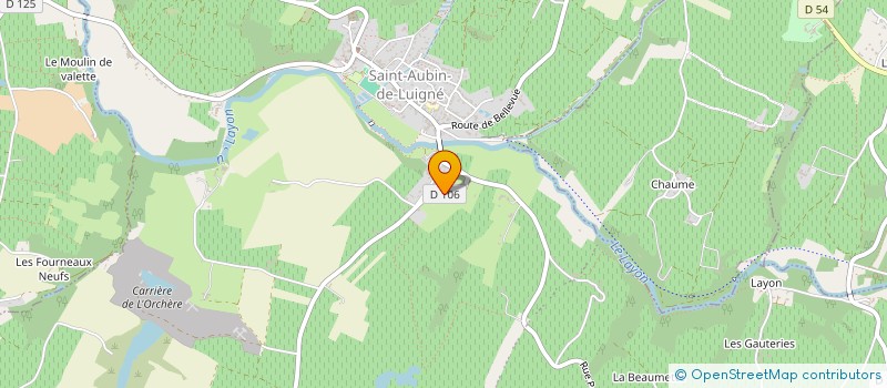 localisation de l'entreprise GFA LA SAULAIE  VAL-DU-LAYON