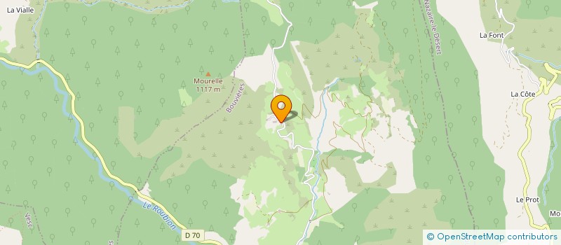 localisation de l'entreprise GFA LA SERIGNANE  BOUVIERES