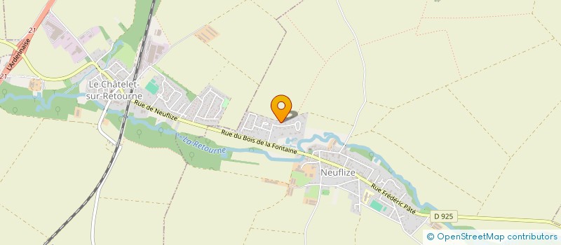 localisation de l'entreprise GFA LA SERVELLE  TAGNON