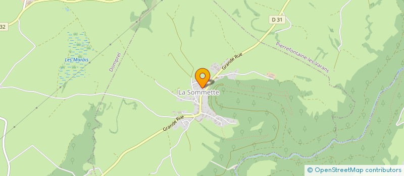 localisation de l'entreprise GFA LA SOMMETTE  LA SOMMETTE
