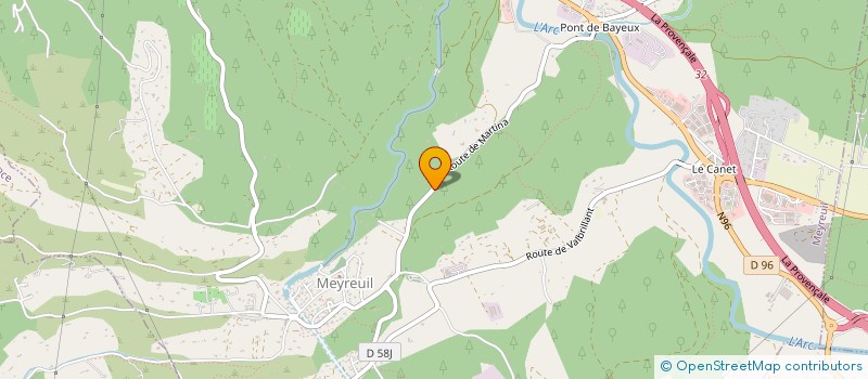 localisation de l'entreprise GFA LA TUILIERE  MEYREUIL