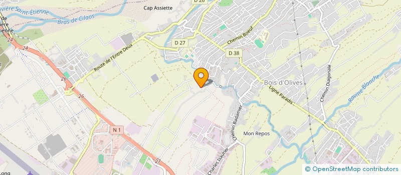 localisation de l'entreprise GFA LA VALLEE à SAINT-PIERRE