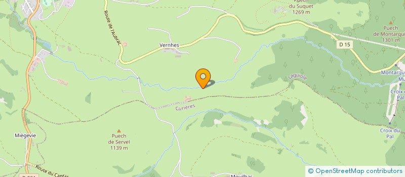 localisation de l'entreprise GFA LA VAYSSIERE  SOULAGES-BONNEVAL