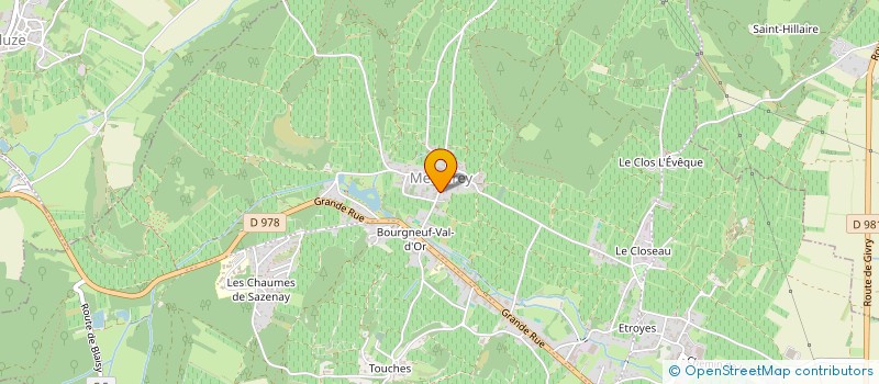 localisation de l'entreprise GFA LA VIGNERAIE à MERCUREY