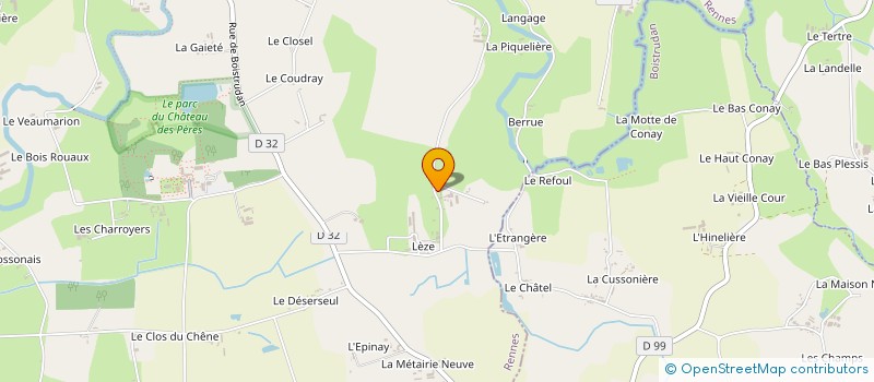 localisation de l'entreprise GFA LA VILLE CONNUE  PIRE-CHANCE