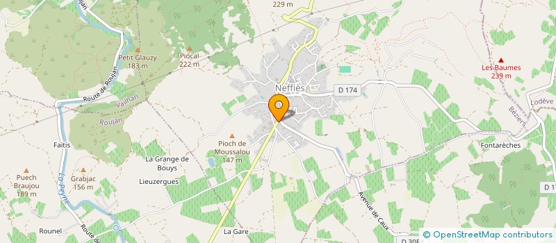 localisation de l'entreprise GFA LA VINESON  NEFFIES