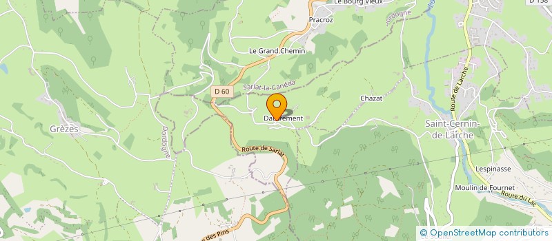 localisation de l'entreprise GFA LABROUSSE  LARCHE