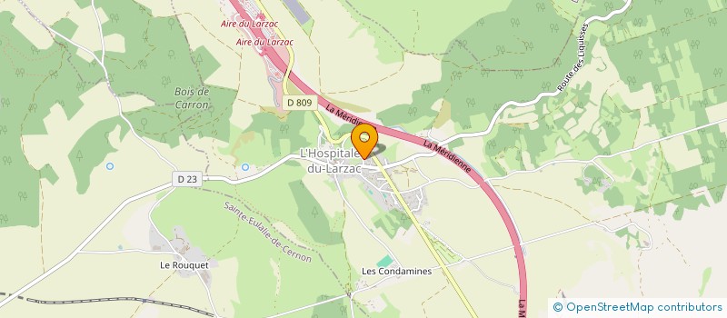 localisation de l'entreprise GFA LACOMBE DU ROUQUET  SAINTE-EULALIE-DE-CERNON