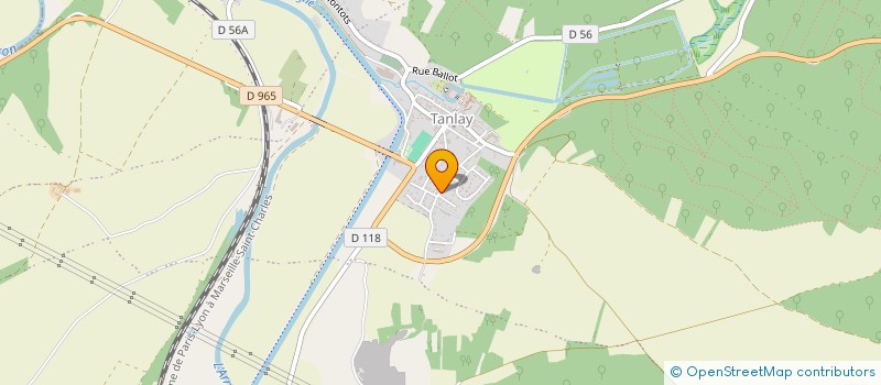 localisation de l'entreprise GFA LAFFRIGNY  TANLAY