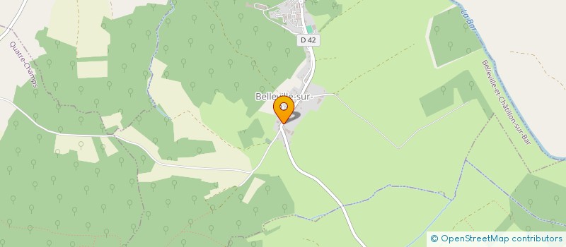 localisation de l'entreprise GFA LAFORET  SAINT-PIERREMONT