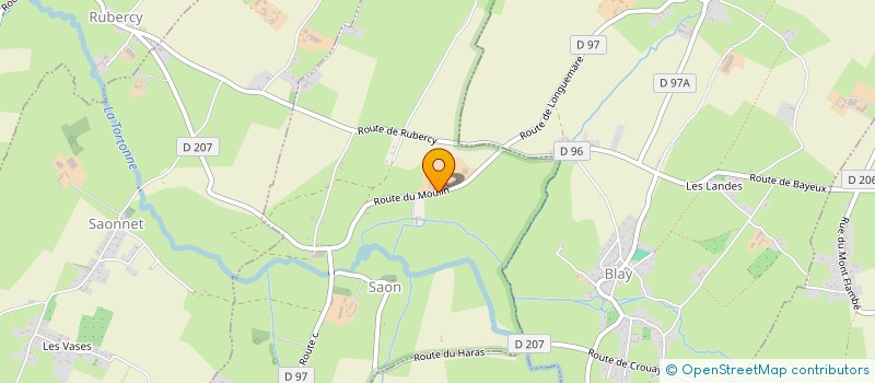 localisation de l'entreprise GFA LALONDE  SAON