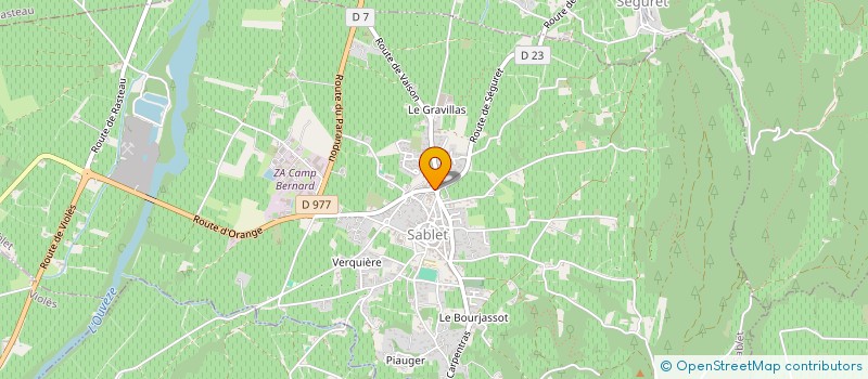 localisation de l'entreprise GFA LAMBERT CHAVE  SABLET