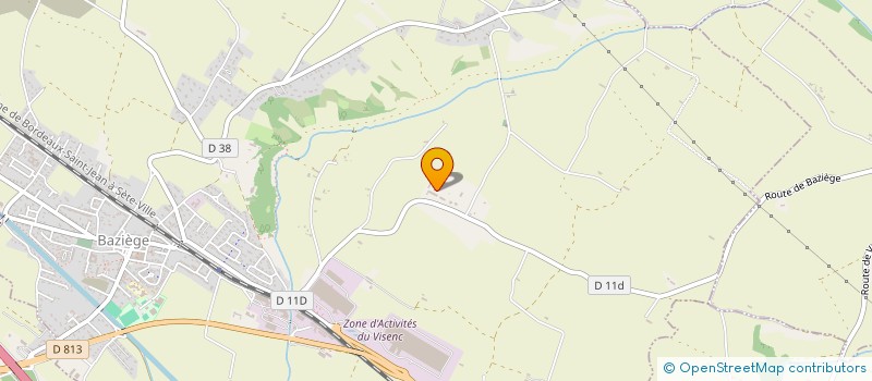 localisation de l'entreprise GFA LAMOTHE  BAZIEGE