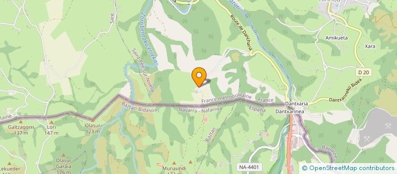 localisation de l'entreprise GFA LAPUTSAGARAYA  SAINT-PEE-SUR-NIVELLE