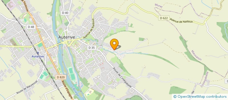 localisation de l'entreprise GFA LARRE  AUTERIVE