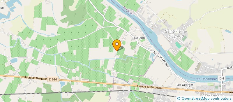 localisation de l'entreprise GFA LARTIGUE  SAINT-AVIT-SAINT-NAZAIRE