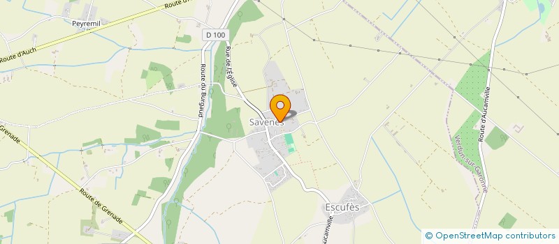 localisation de l'entreprise GFA LASSALLE DE SAVENES  SAVENES