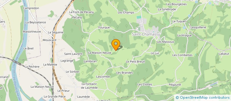 localisation de l'entreprise GFA LAVALADE  JOURNIAC