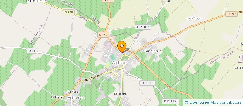 localisation de l'entreprise GFA LAVALLEE  CELLES