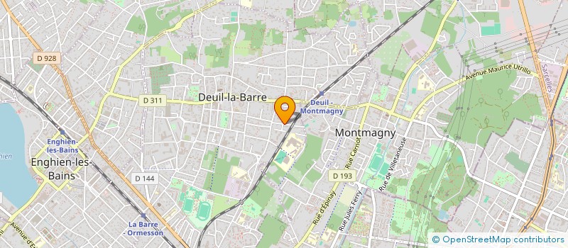 localisation de l'entreprise GFA LE BOIS BLEU  DEUIL-LA-BARRE