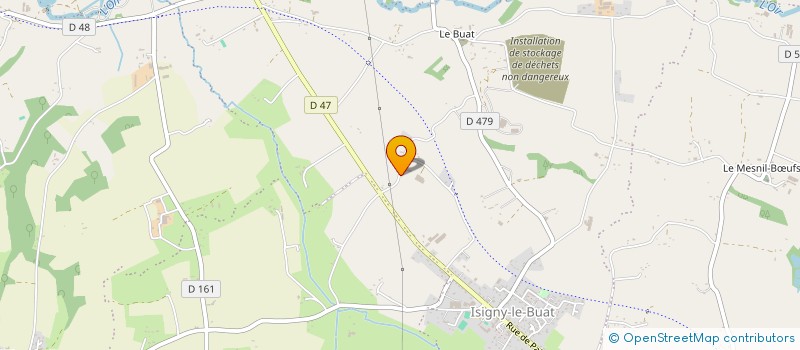 localisation de l'entreprise GFA LE BOIS DES GAGES  ISIGNY-LE-BUAT